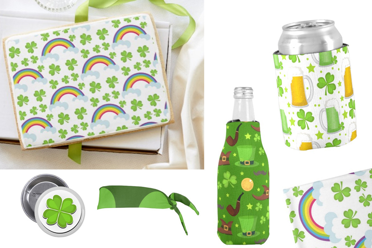 St. Patrick's Day seamless pattern, a Pattern Graphic by Lucia Fox (Photo 3 of 4)