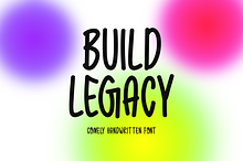 Build Legacy Typeface