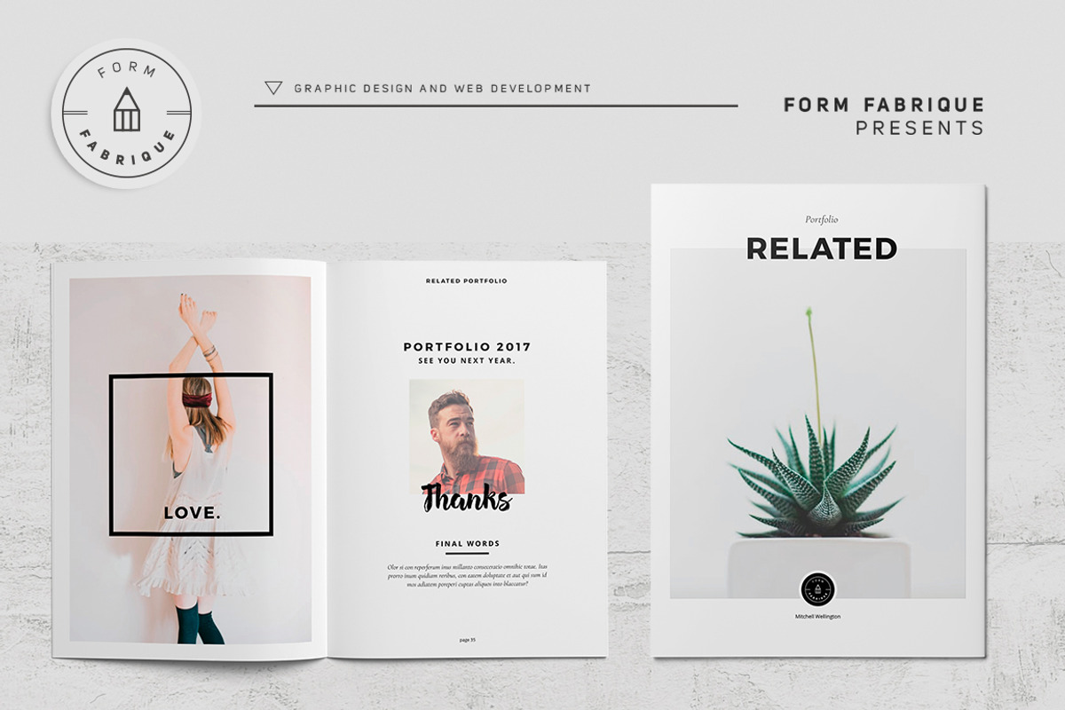 Related Portfolio, a Brochure Template by Form Fabrique (Photo 17 of 17)