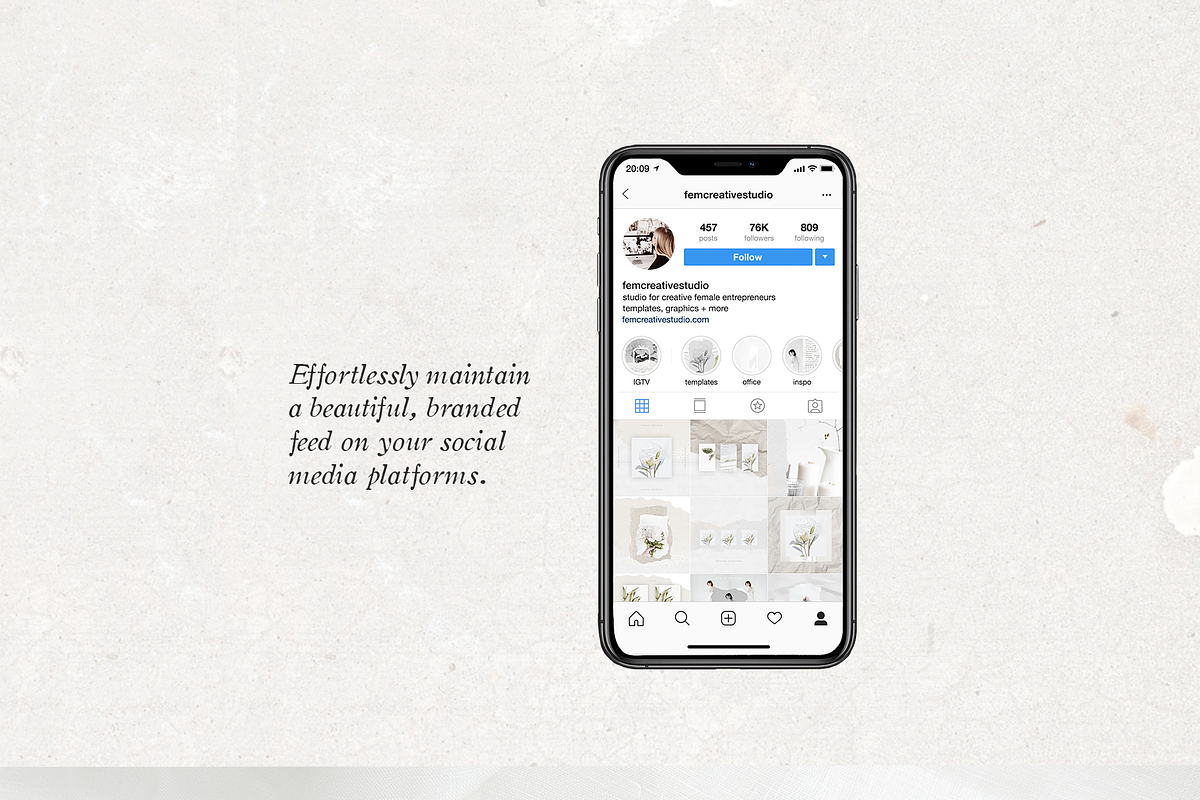 Ripped Paper Templates + Graphics, a Social Media Template by FEM Creative Studio (Photo 8 of 8)