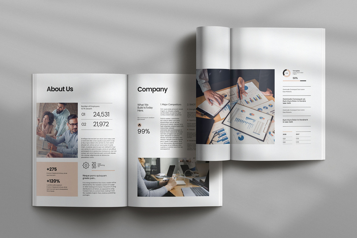 Pitch Deck Template, a Brochure Template by Creatiya Type (Photo 2 of 7)