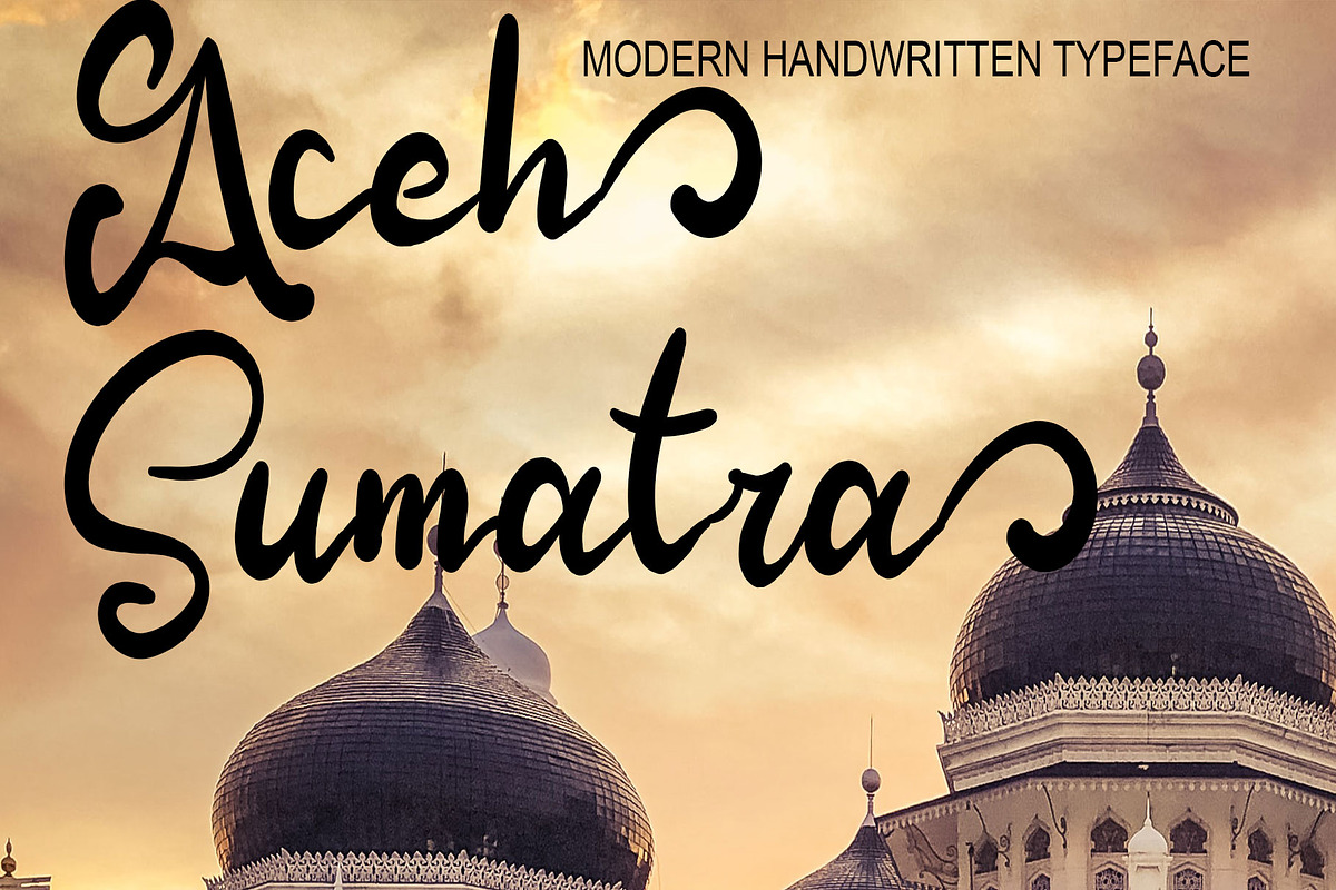 Aceh Sumatra, a Script Font by Canden Meutuah (Photo 1 of 8)