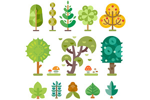 Different Trees Isolated