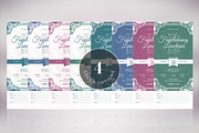 Vintage Luncheon Ticket Template, a Stationery Template by Godserv Designs (Thumbnail 7 of 7)