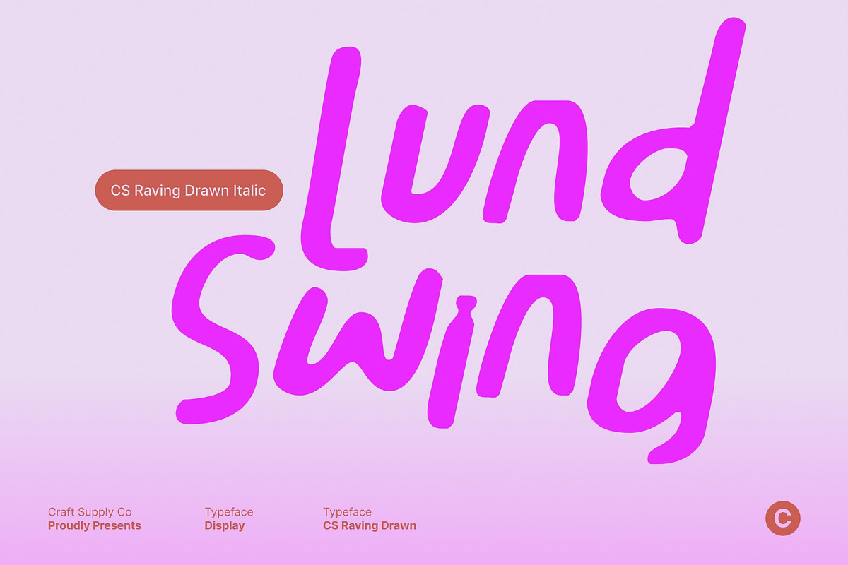 CS Raving Drawn, a Handwritten Font by Craft Supply Co. (Photo 4 of 8)