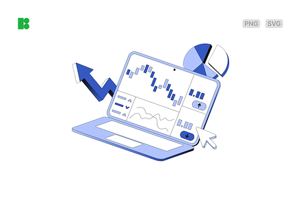 Stock trading online on stock market