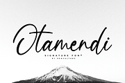Otamendi Signature Font, a Script Font by Pen Culture (Thumbnail 1 of 9)