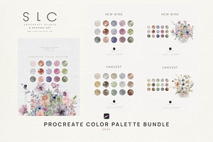 17 Procreate Color Palette - BUNDLE