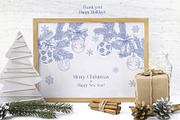 Hand drawn Christmas Toile set, an Object Illustration by ON_lineart_store (Thumbnail 10 of 10)