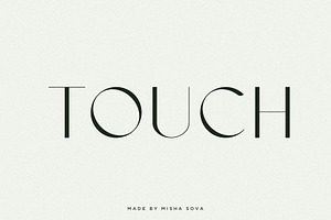 Touch - Chic Sans Serif