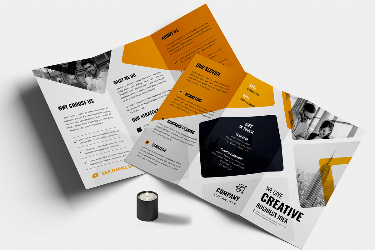Tri Fold Brochure Layout, a Brochure Template by MightyDesign (Photo 1 of 7)