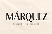 MARQUEZ, a Sans Serif Font by Umitype (Thumbnail 1 of 9)