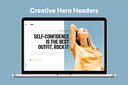 Fashion Hero Header, an Apparel Mockup by SPACECAKE (Thumbnail 1 of 2)