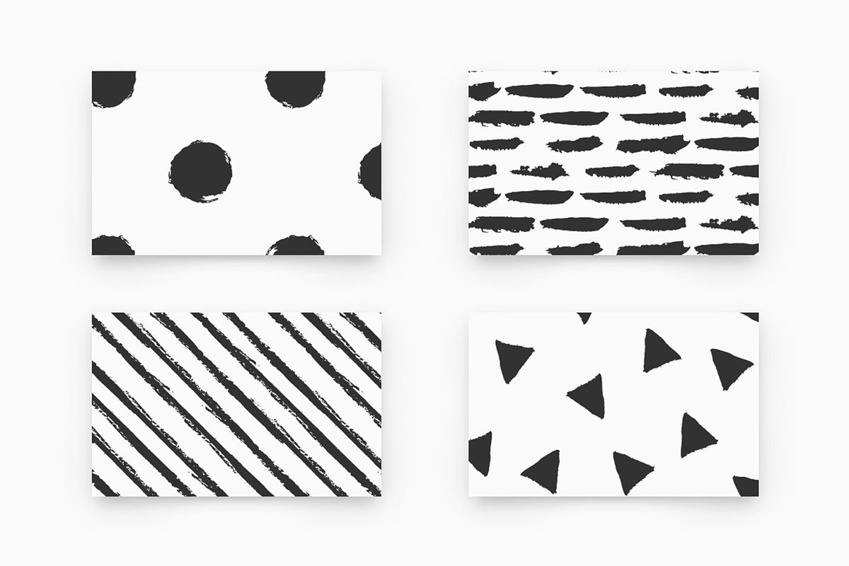 Tempera - Brush Patterns, a Pattern Graphic by Unio Designs (Photo 6 of 8)