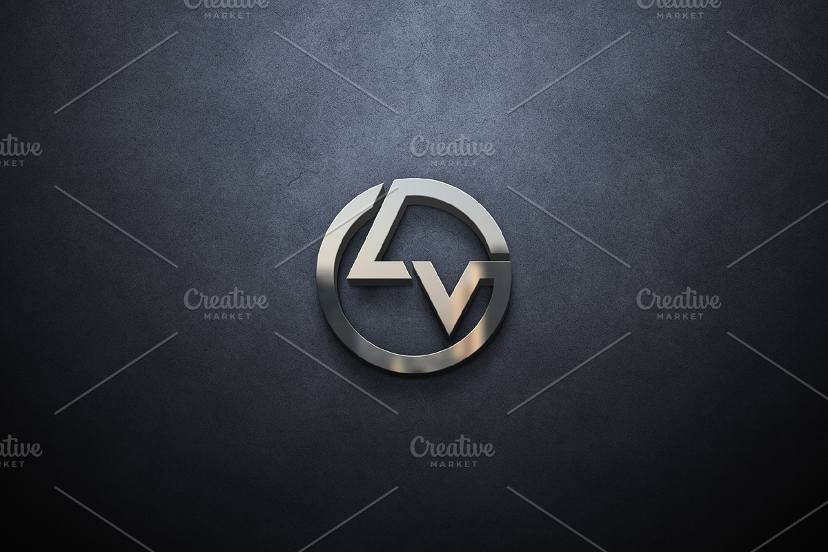 LV letter mark logo design, a Branding & Logo Template by Amadul11 (Photo 4 of 4)