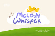 Melody Whisper Cute Handwriting, a Handwritten Font by Sloulyfe (Thumbnail 1 of 9)