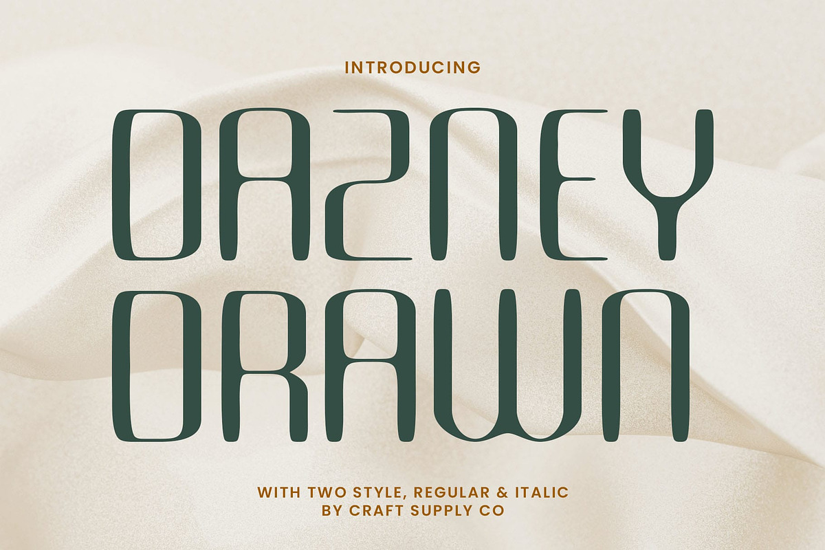 Dazney Drawn, a Sans Serif Font by Craft Supply Co. (Photo 1 of 8)