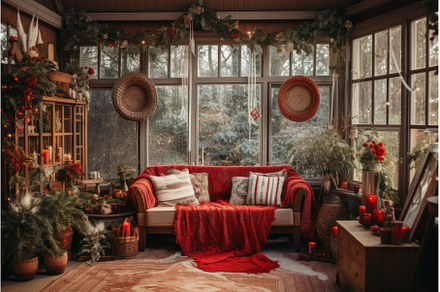 Artistic Boho winter room tent, a Holiday Photo by Ylivdesign