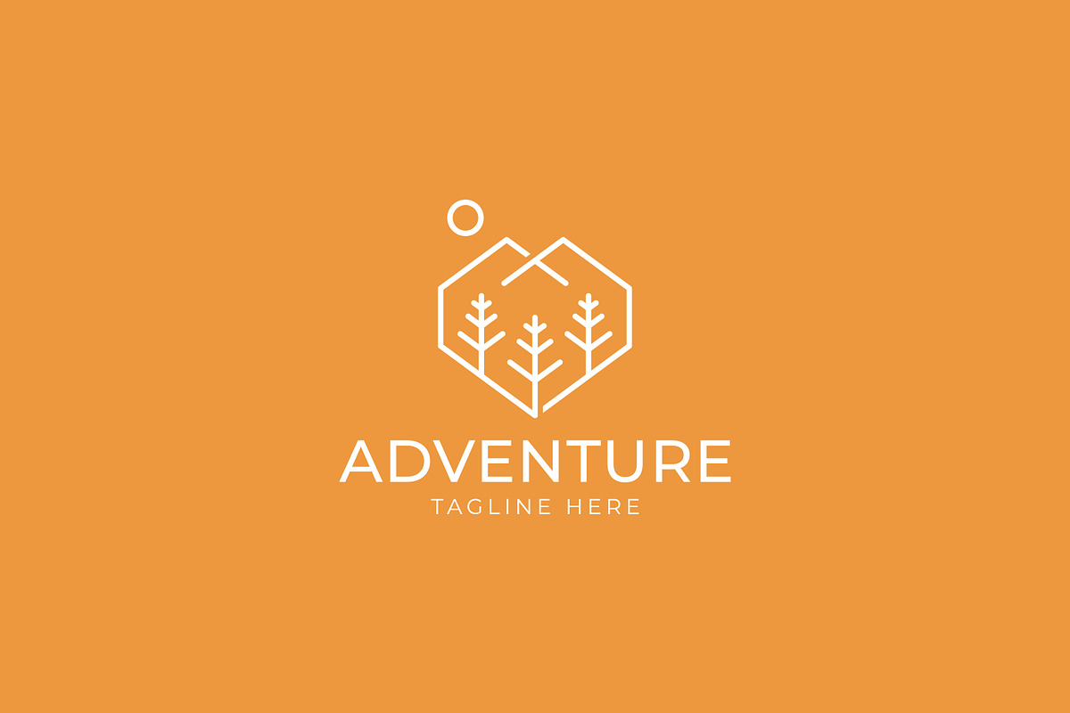 Minimalist Symbol Adventure Logo, a Branding & Logo Template by Signatoro (Photo 3 of 3)