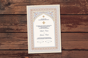 Luxury Floral Nikkah Certificate