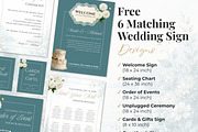 Teal Blue Wedding Website Invitation, a Landing Page Template by Everyday Perfection (Thumbnail 8 of 12)