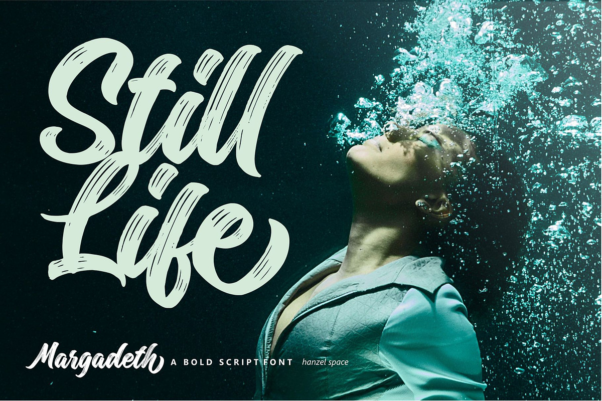 Margadeth Bold Script, a Script Font by HanzelSpace Studio (Photo 2 of 9)