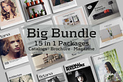 Big Bundle  15 in 1 Packages, a Magazine Template by Firtana (Thumbnail 1 of 18)