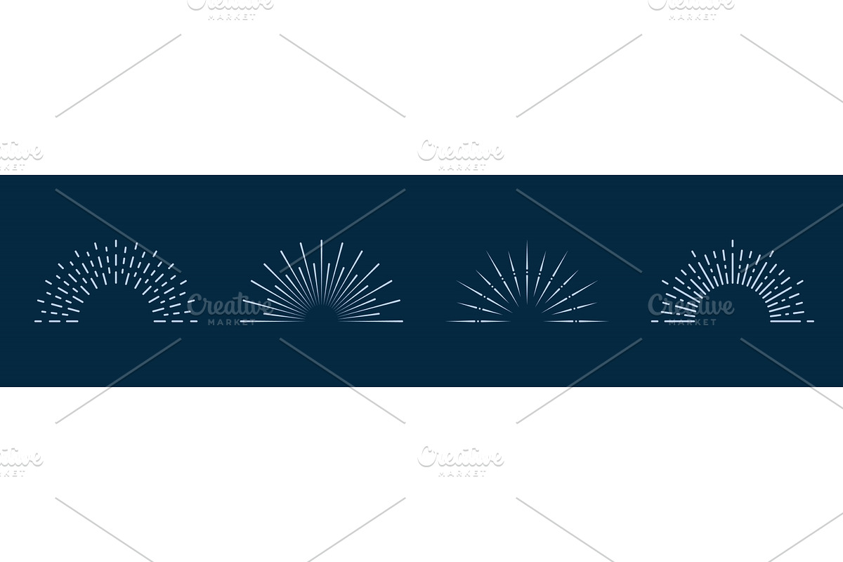 Sunrise Light And Starburst, an Object Illustration by Gentle Studio