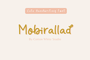 Mobirallad, a Handwritten Font by Sofia Skoog (Thumbnail 1 of 9)