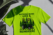 Holiday Reindeer T Shirt Design, a Graphic by Vector Portal (Thumbnail 1 of 6)