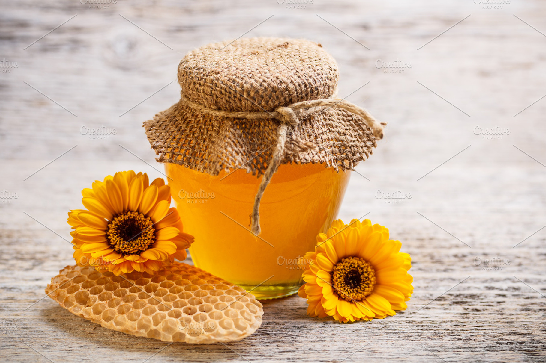 Jar Of Honey Stock Photo Containing Apiary And Apiculture