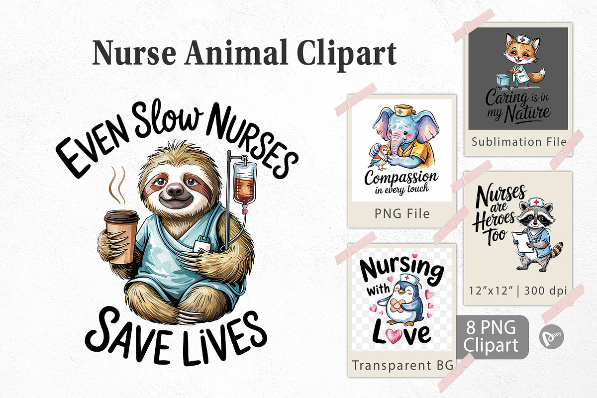 Nurse Animal, a Graphic by Artnoy (Photo 1 of 5)