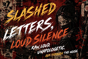 MoonSlash - Raw Cuts Typeface, a Handwritten Font by HypeWorksCo (Thumbnail 2 of 14)