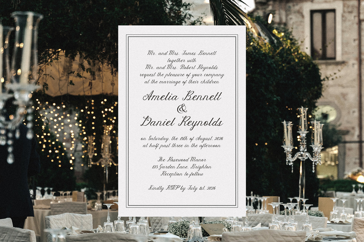 Delicate Promise | Vintage Script, a Script Font by AnMark (Photo 3 of 18)