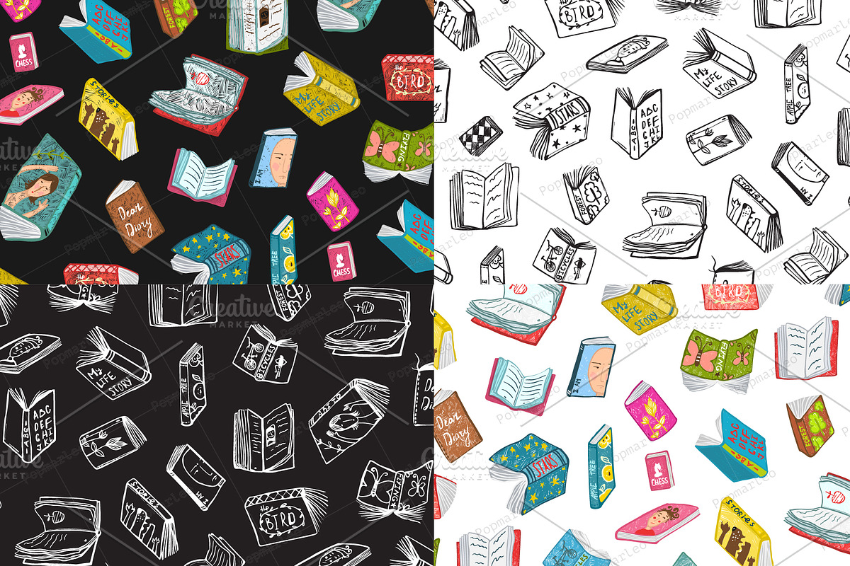 Give me a Book! HUGE Reading Bundle, an Education Illustration by Popmarleo Shop (Photo 5 of 20)