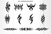 840+ Ornaments&Cybersigilism Bundle, an Object Graphic by Benone Studio (Thumbnail 11 of 11)