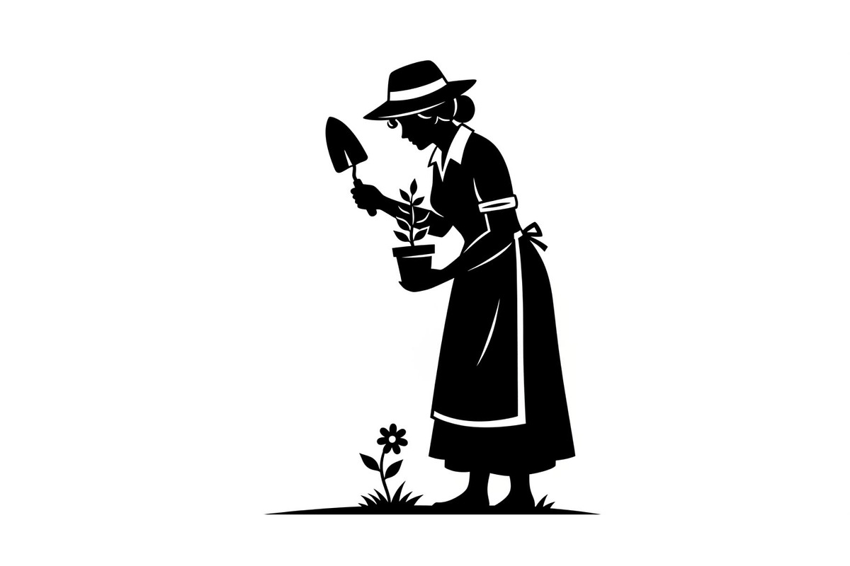 Garden Bunny Silhouette Bundle, an Illustration by jahid234 (Photo 46 of 48)