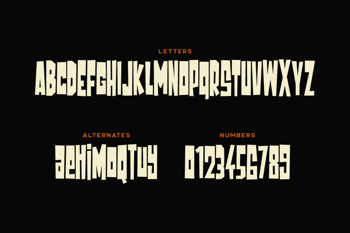 Simulacrum Typeface, a Font by Tugcu Design Co. (Photo 2 of 4)