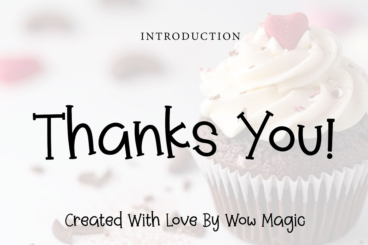 Sweet Cupcake, a Handwritten Font by Wow Magic (Photo 3 of 3)