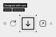 Arrows Light - 301 icons, an Outline Icon by Pictomate (Thumbnail 3 of 7)