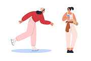 Girl doing sports activities set, a Sport Illustration by Good Studio (Thumbnail 3 of 5)