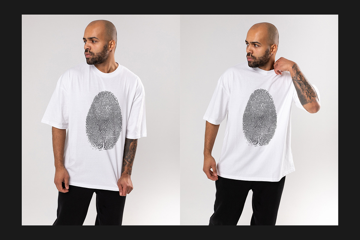 T-Shirt Mock-Up Set, a Shirt Mockup by Freeman Studio (Photo 13 of 20)