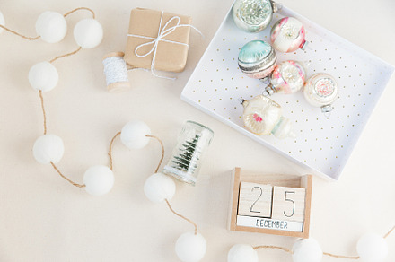 Pastel Winter Stock Image