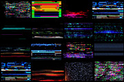 300 Glitch Overlays JPG, a Texture Graphic by Chipshpow Graphics (Thumbnail 6 of 6)