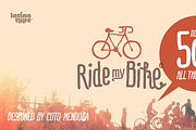 Ride My Bike Essential Family, a Sans Serif Font by Latinotype (Thumbnail 1 of 3)