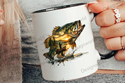 Fishing Double Exposure PNG png, a Seasonal Illustration by Designworld (Thumbnail 4 of 4)