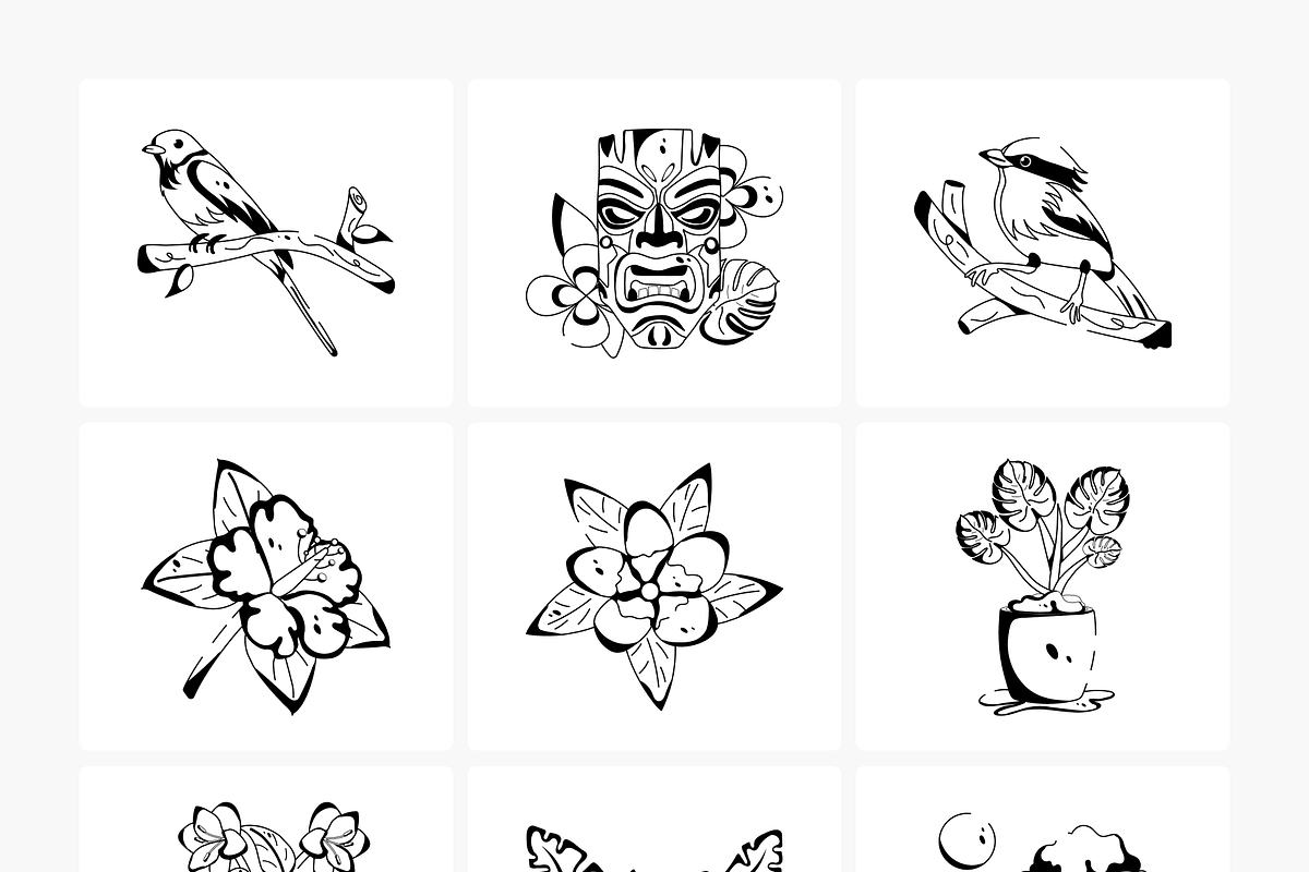Animated Tropical Icon Set, a Duotone Icon by Prosymbols (Photo 10 of 14)