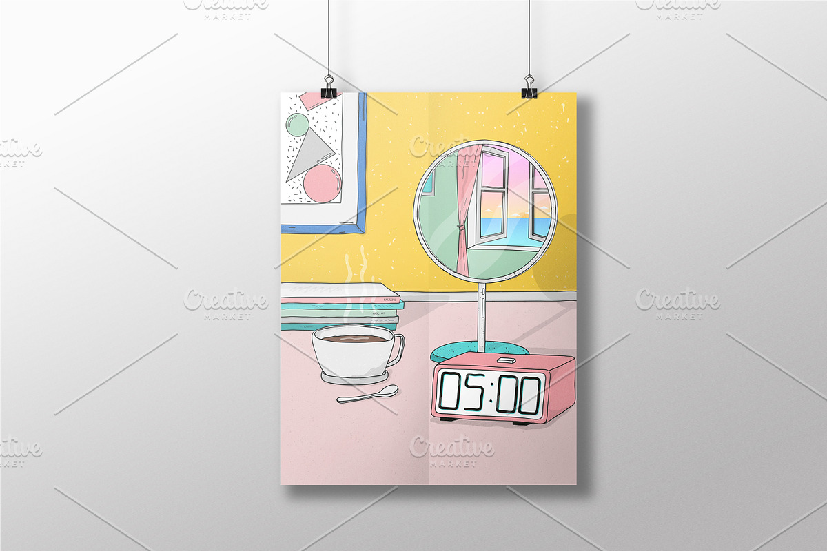 Waking up early in the morning, a Healthcare Illustration by Good Studio (Photo 2 of 3)