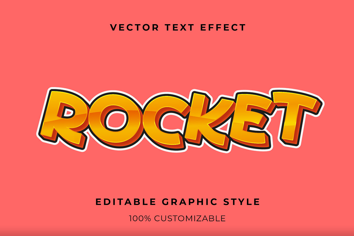 Playful Cartoon 3D Text Effect