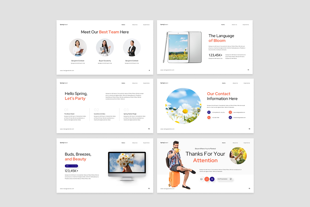 Spring Season Presentation, a Presentation Template by Annora Studio (Photo 2 of 7)
